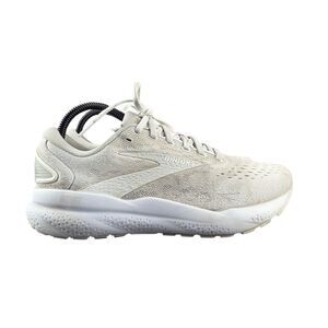 Brooks Ghost 16 Womens Size 8 White Gray Cushion Road Running Shoes Sneakers